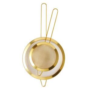 Metal Mesh Strainers 2 Pack - World Market Gold