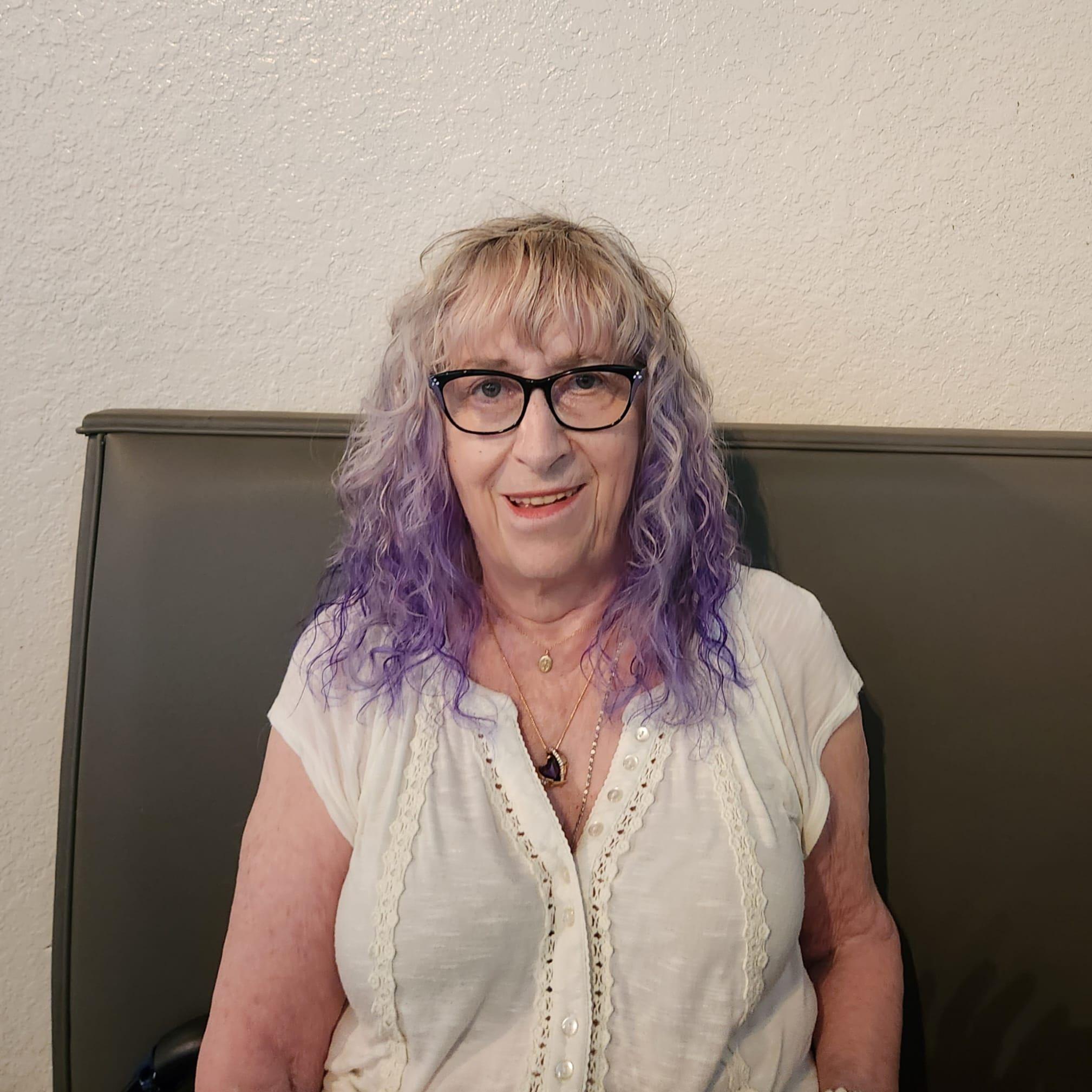 Purple hair don't care. (Grandma Sandi)