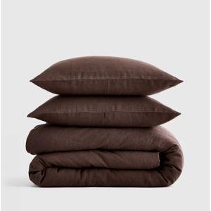 Linen Duvet Cover Set | Quince — Espresso