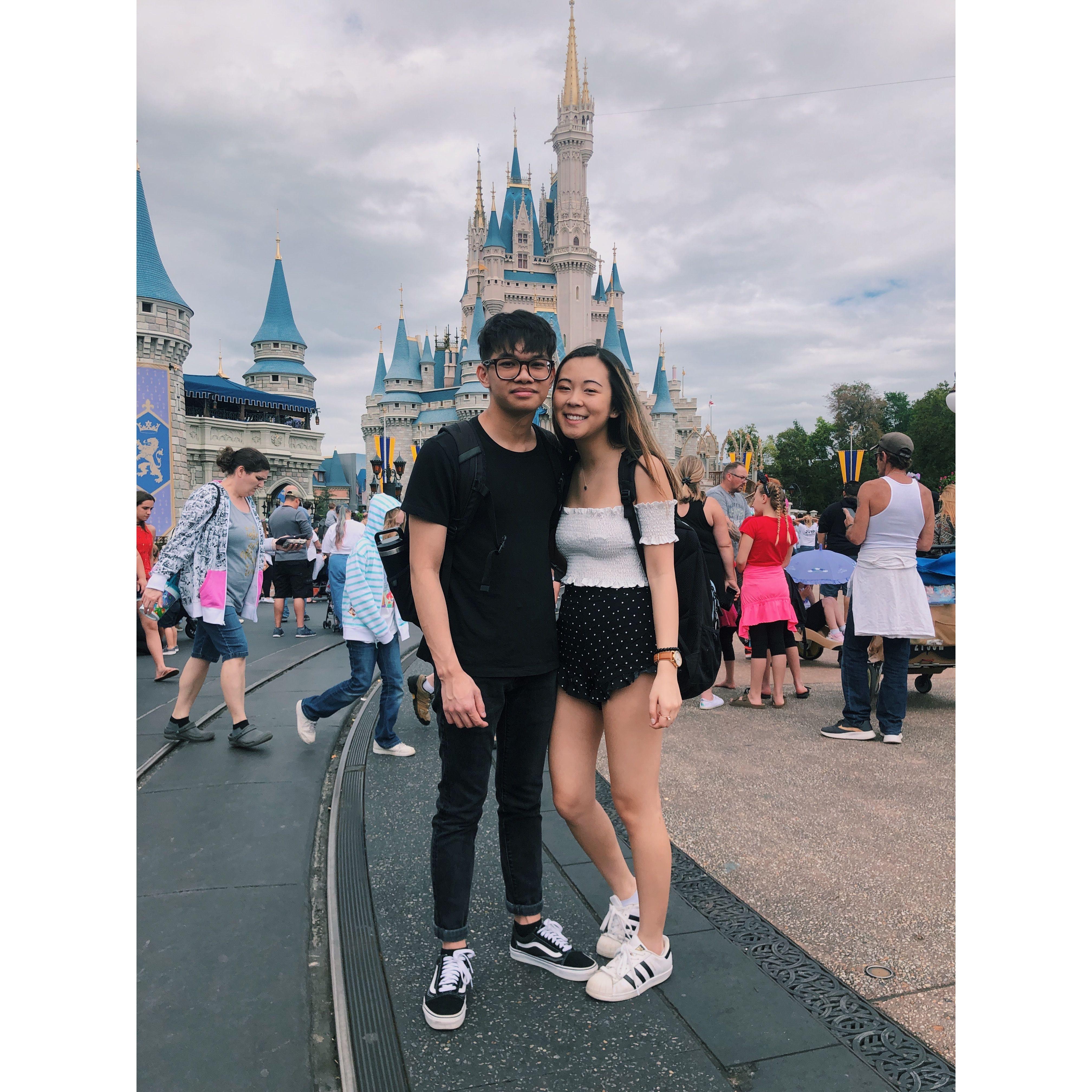 Helen's first trip to Disney World with Nam's family