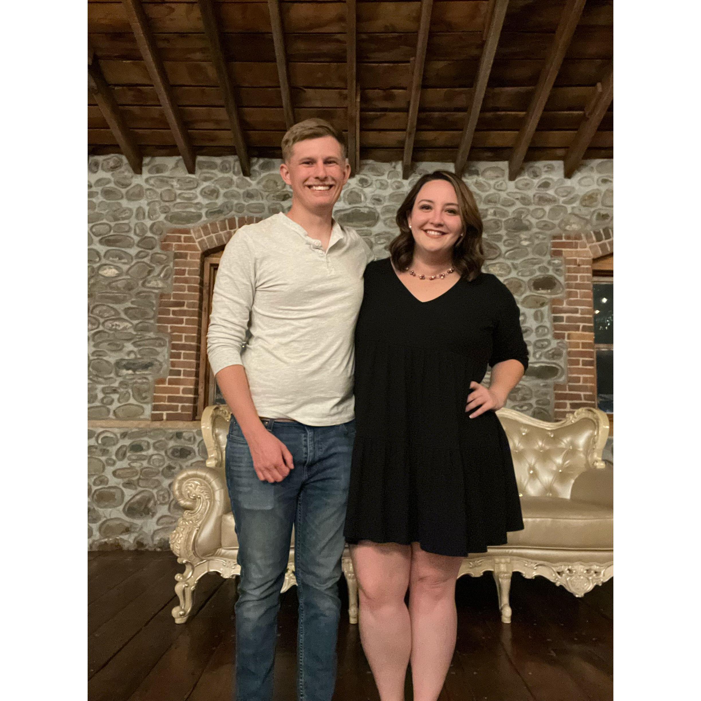 Smiles as bright as the love in the air! Celebrating a beautiful day for our friends Zane and Melina on their wedding day in 2023.