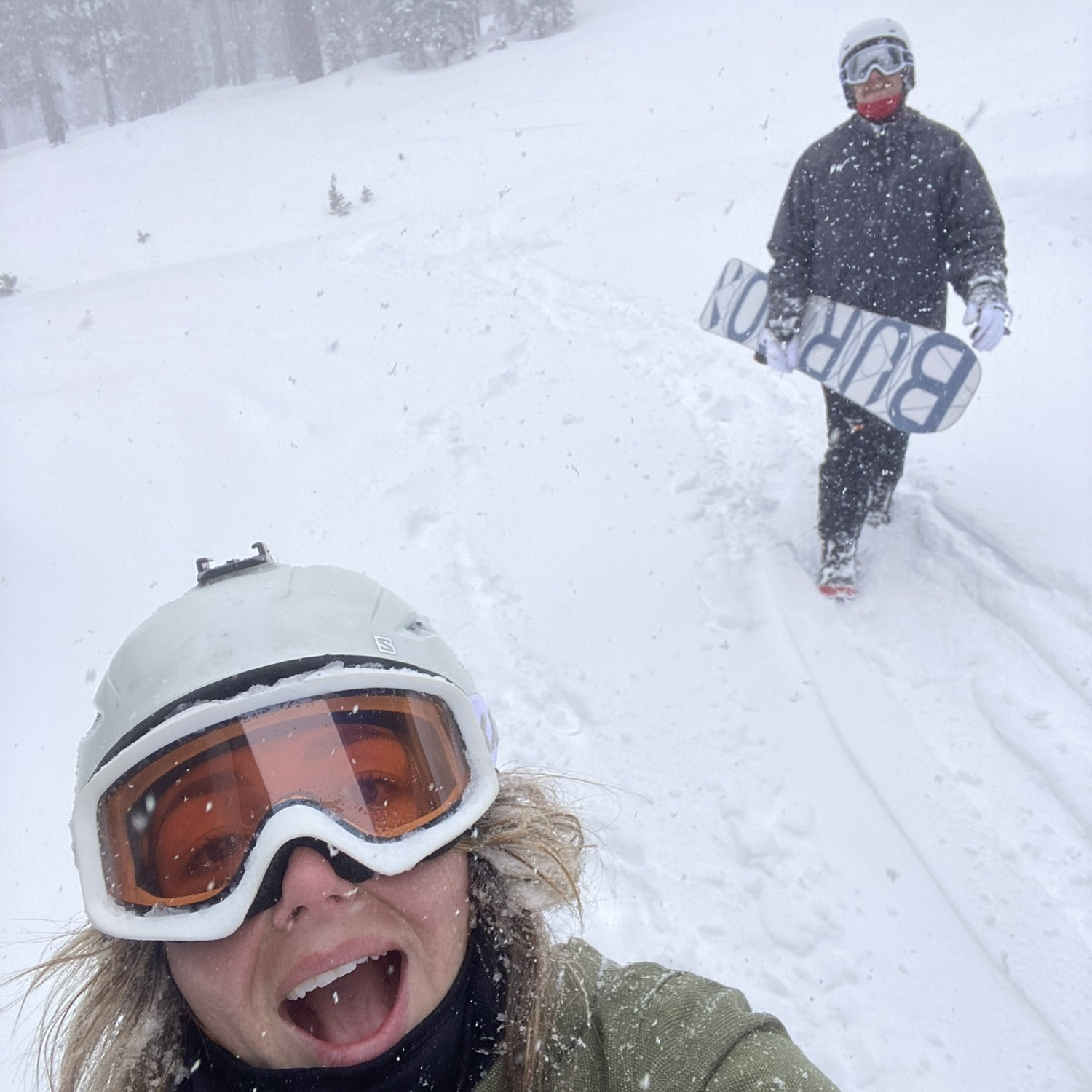 Snowboarding Mammoth