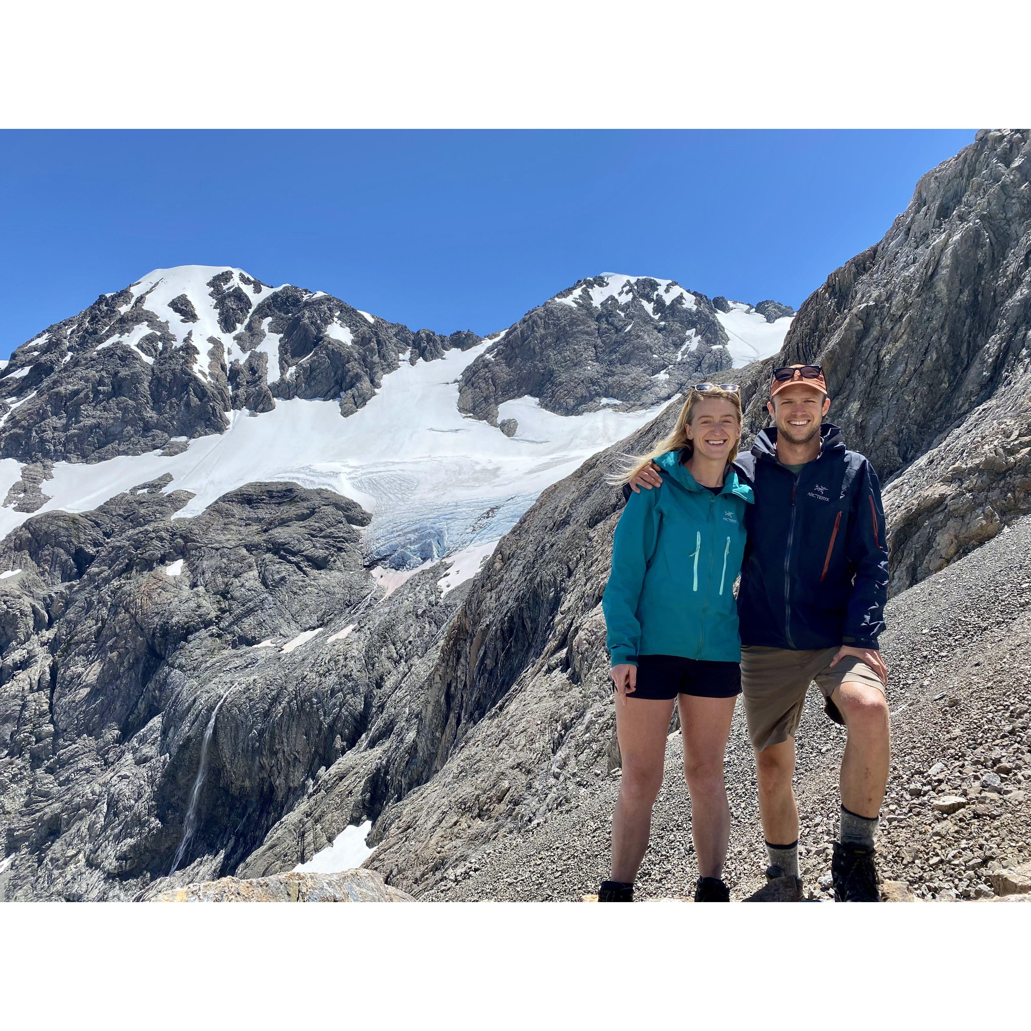 Whitehorn Pass during our Christmas 2022 big hike through Arthur's Pass National Park