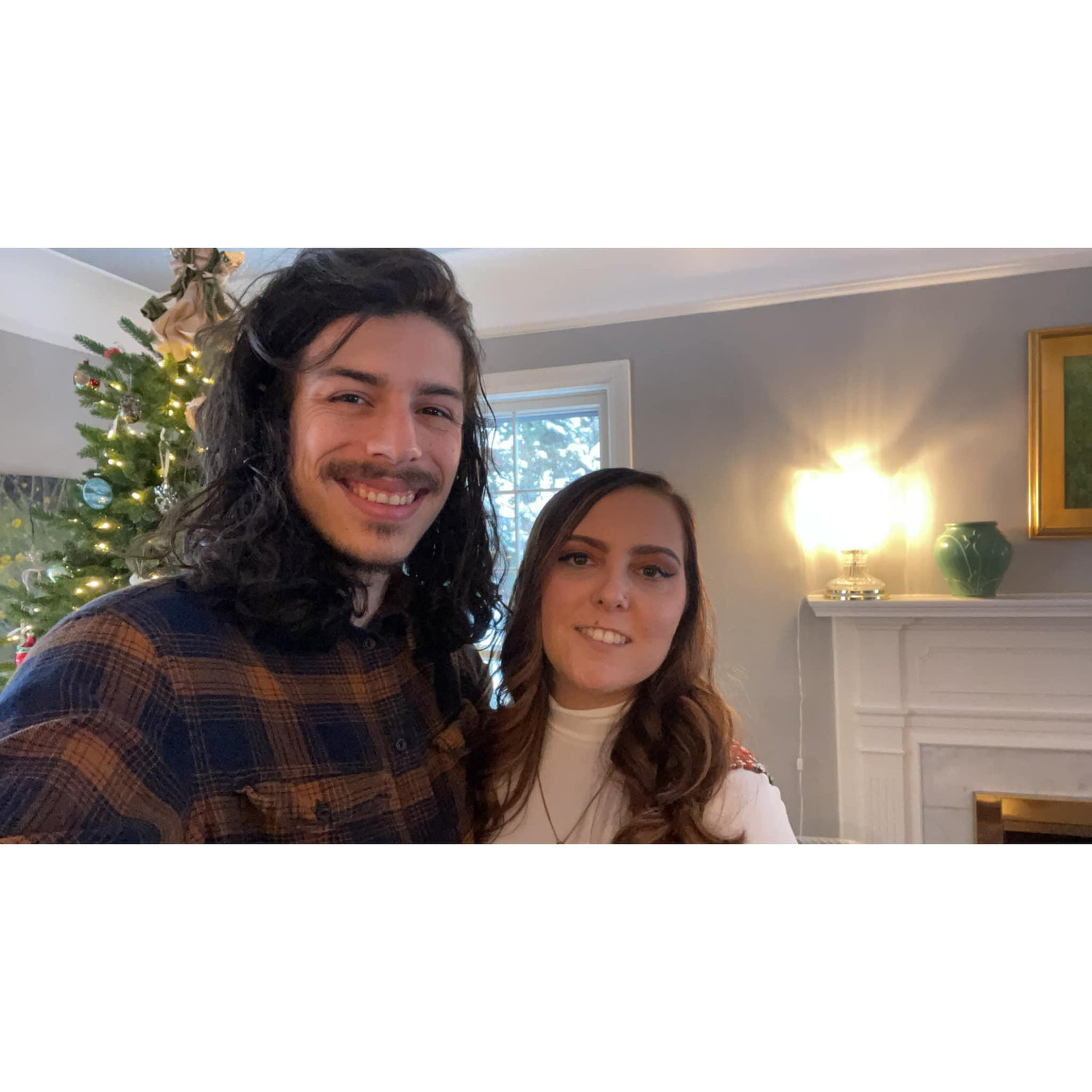 The first Christmas we celebrated together.