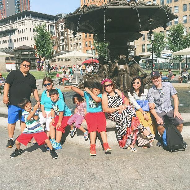 Boston, summer '16 with Emelie's family