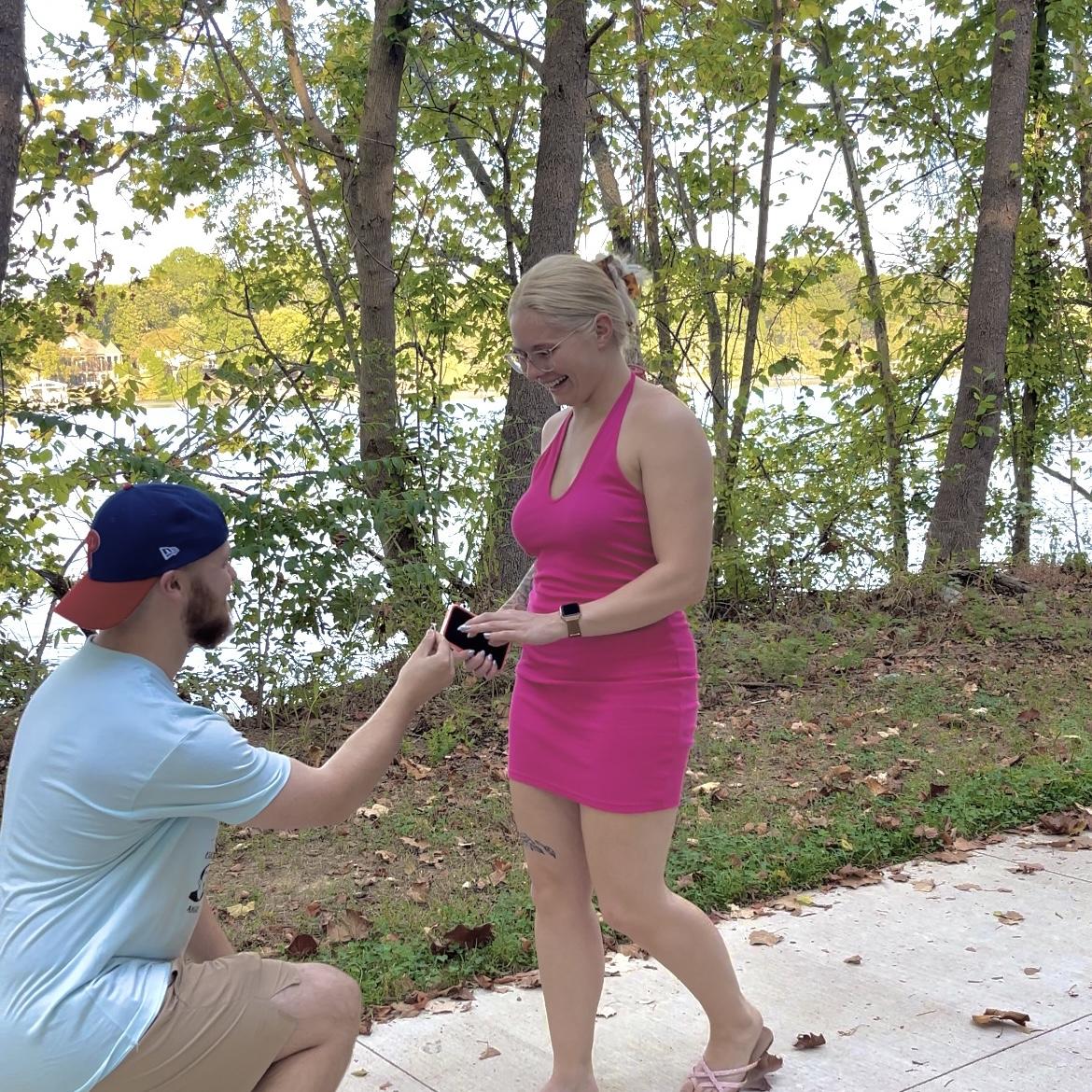 Popping the question!