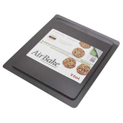 AirBake 14x12 in and 16x14 in Nonstick 2-Pack Cookie Sheet Set