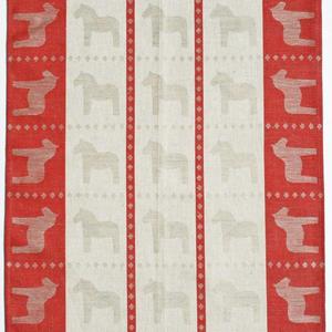 Red Dala Horse Kitchen Towel
