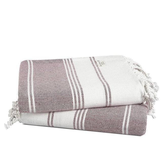 LANE LINEN Beach Towels for Women, 2 Pack Large Beach Towels Oversized, Pre-Washed, No-Shrink Sand Free Beach Towels, Quick Dry, Lightweight Travel Towel, Soft Beach Bath Towel, 39"x71" - Fired Brick