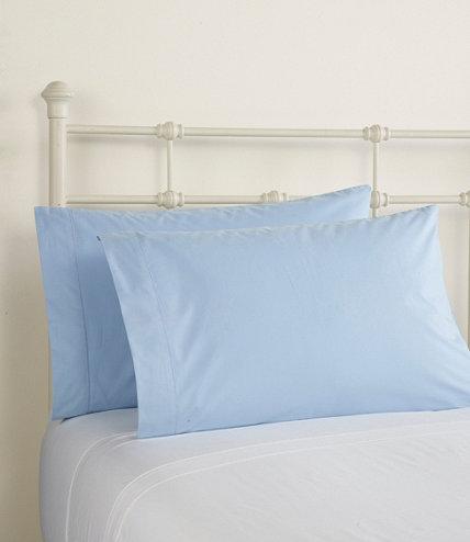 280-Thread-Count Pima Cotton Percale Pillowcases, Set of Two, Cream