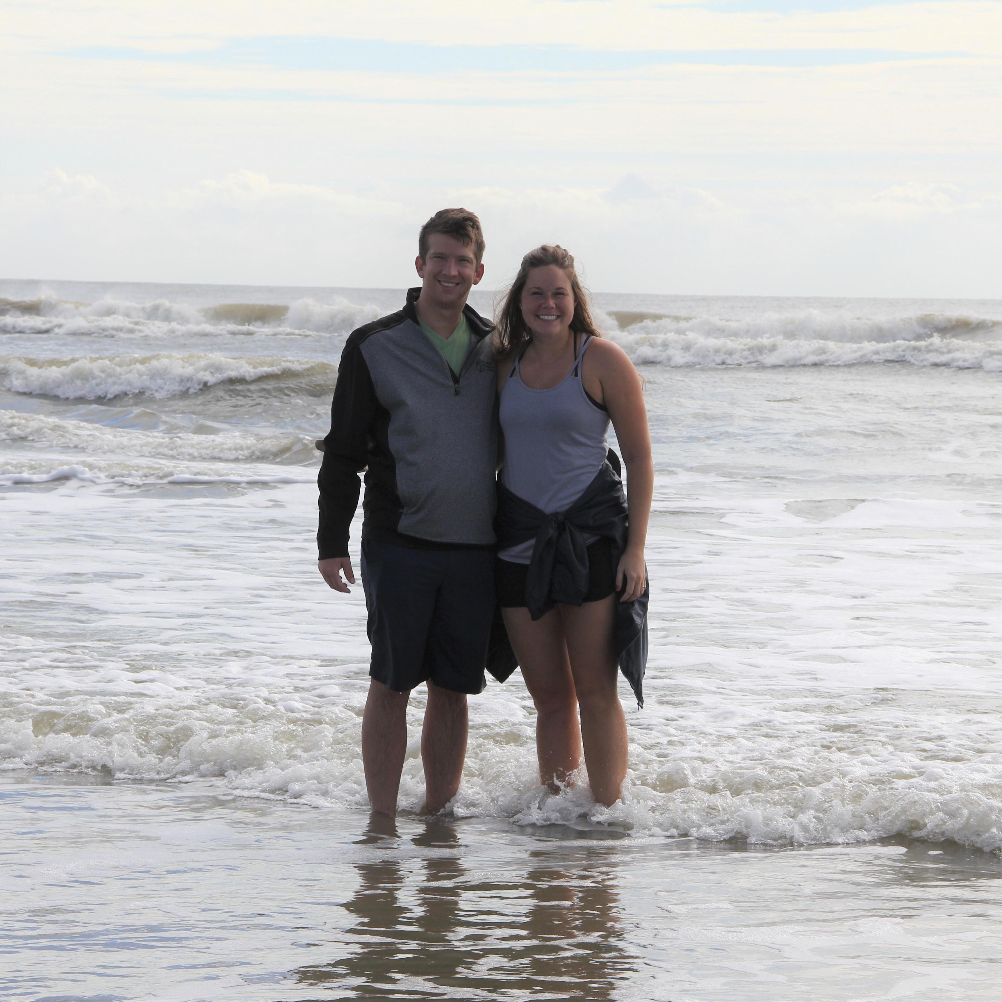 Spent the morning searching the beach for seashells in Charleston, SC.