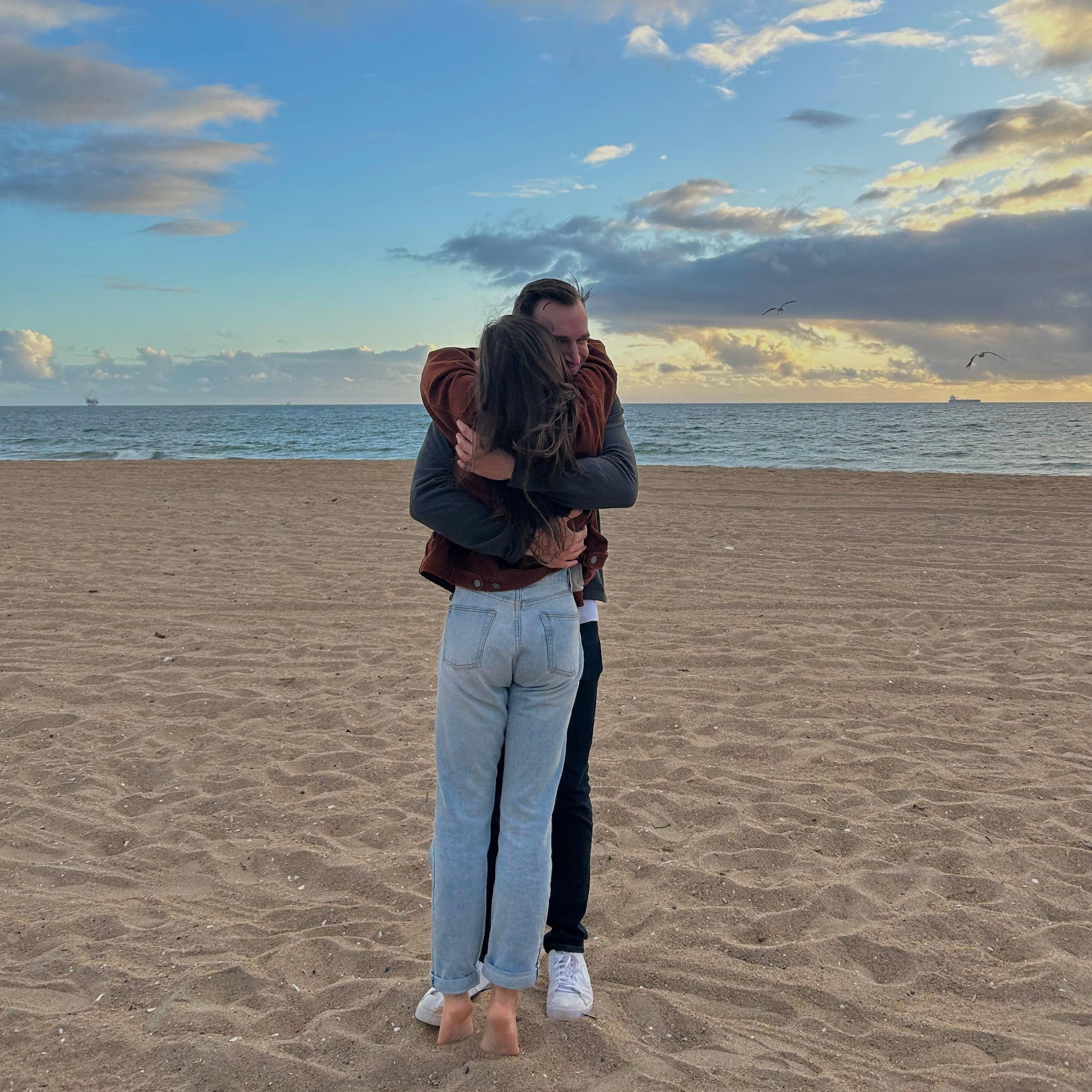 a little "we just got engaged" moment