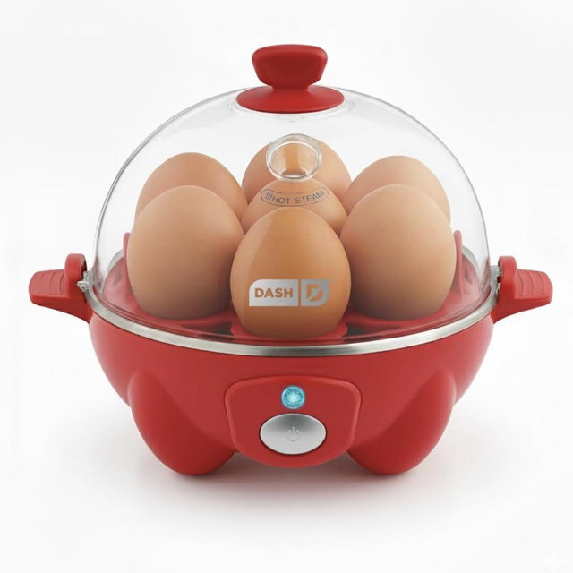 DASH Rapid Egg Cooker: 7 Egg Capacity Electric Egg Cooker for Hard Boiled Eggs, Poached Eggs, Scrambled Eggs, or Omelets.