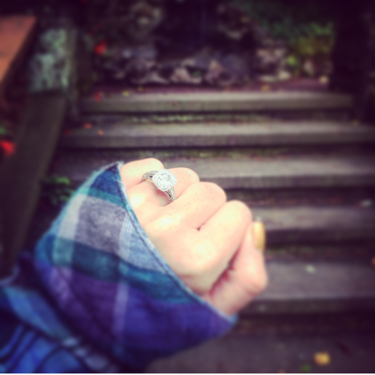 When he proposed at Morris Arboretum 10.1.16