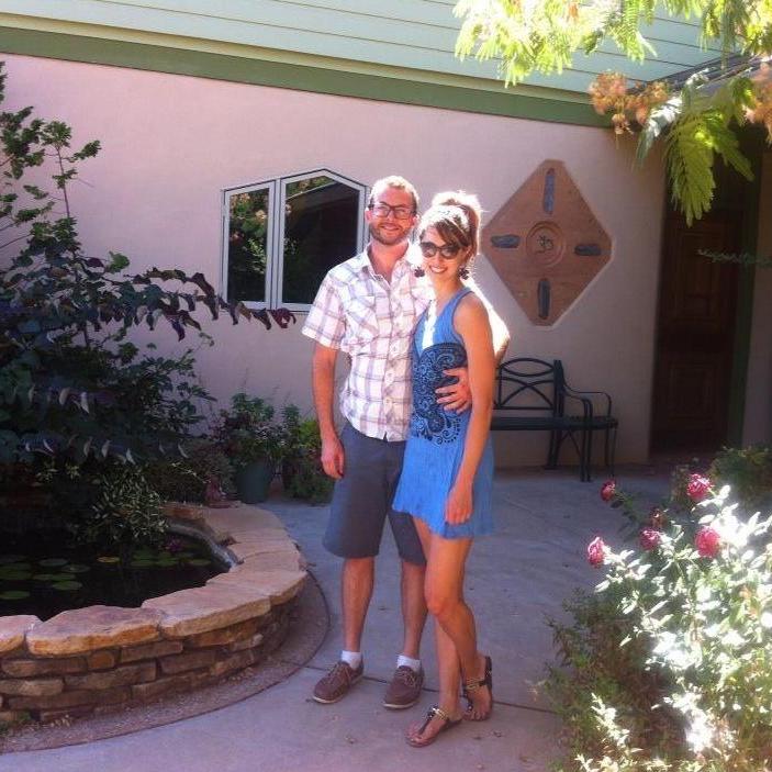 Visiting Ananda Village where we first met- 1 year later in 2014