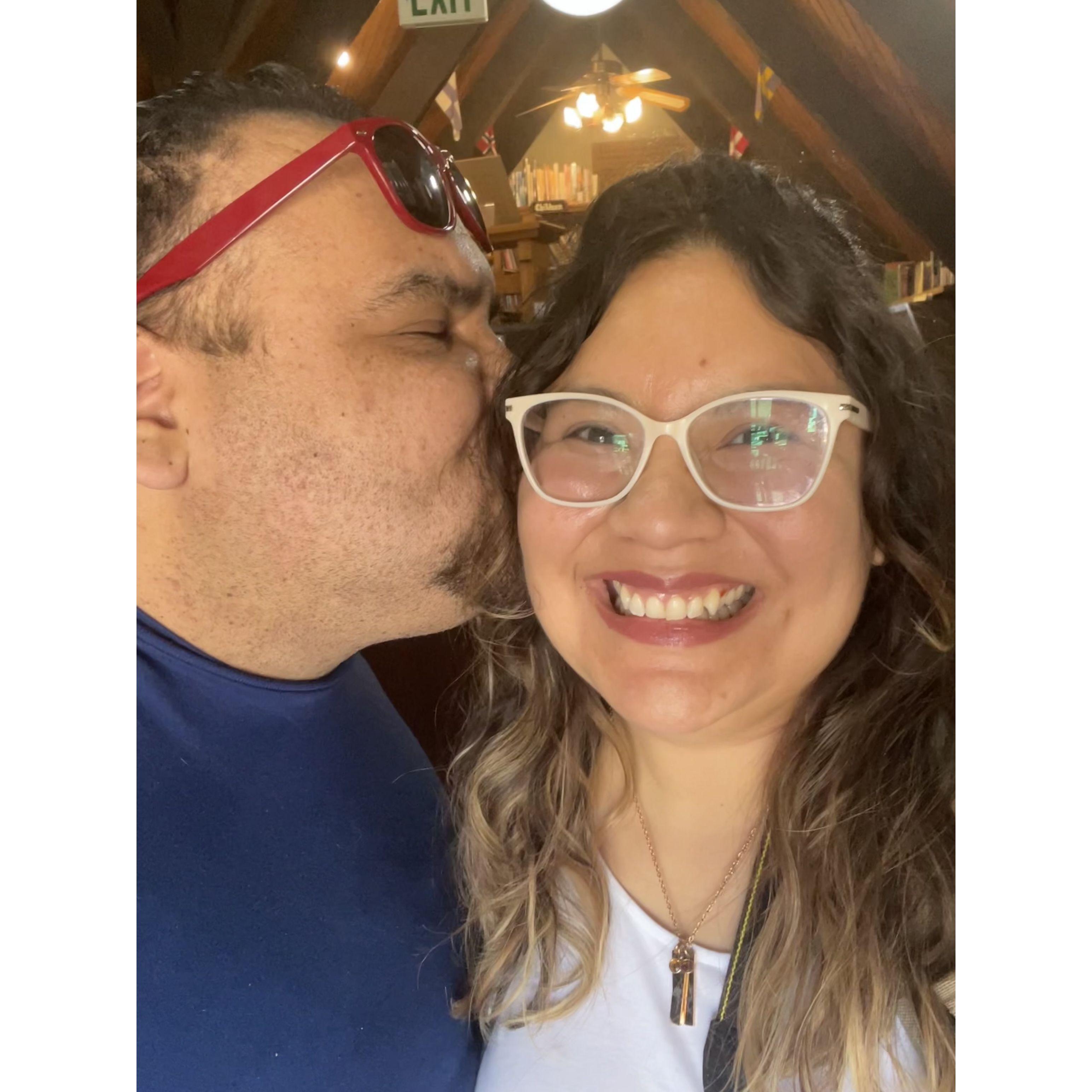 Visiting Solvang bookstore