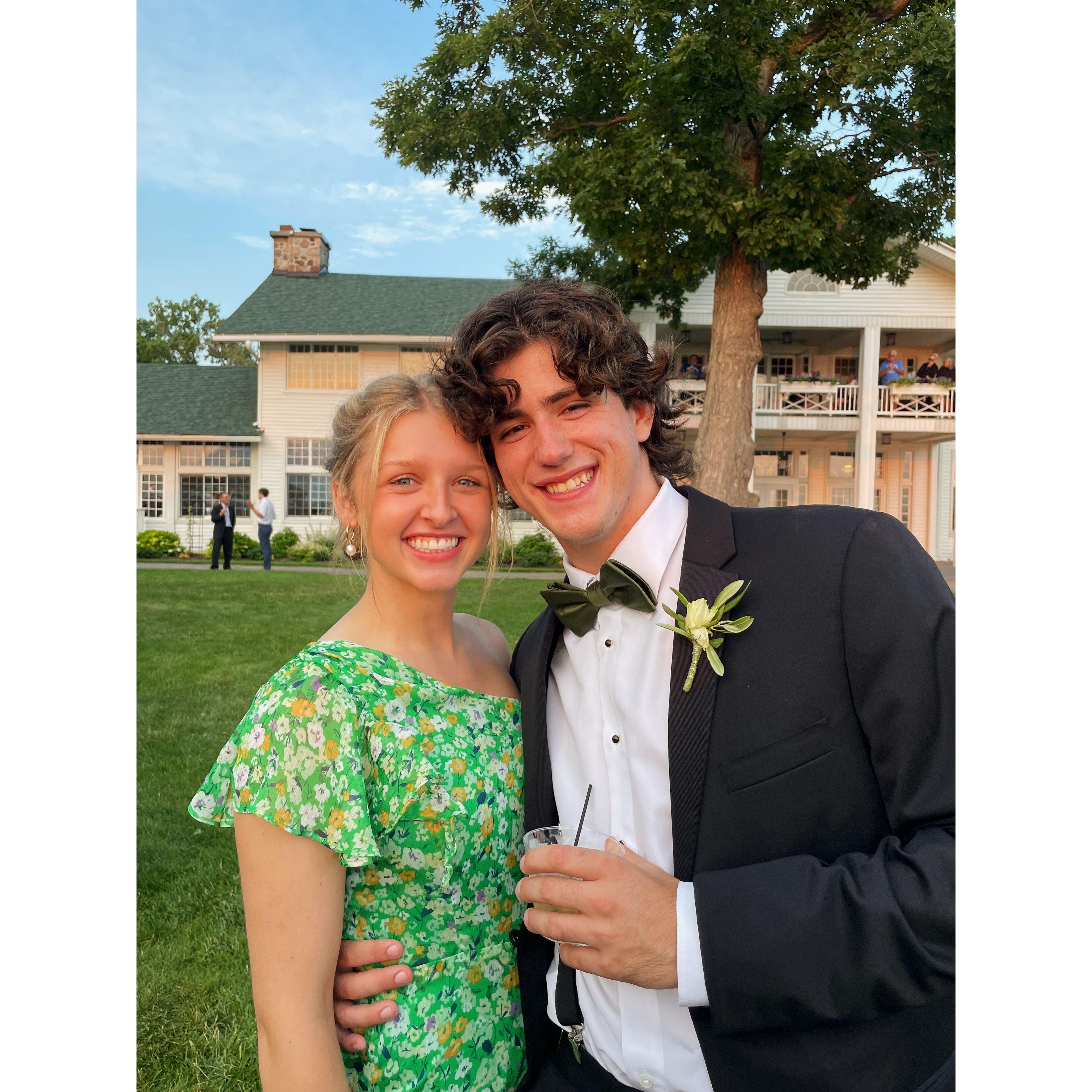 Taken between the summer of our Sophomore and Junior Year at Grace and Jake Rummel's Wedding.