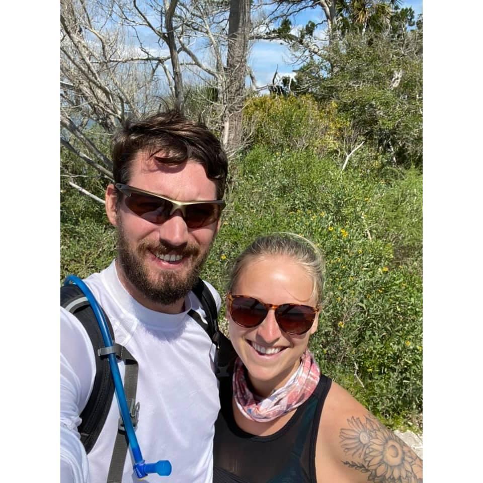 Hiking in Florida for Sean's birthday
