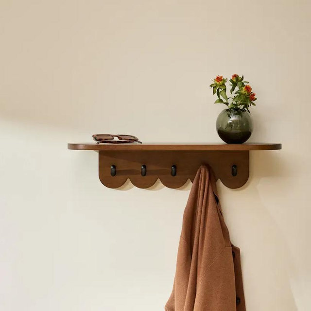 Coat Rack (black and walnut)