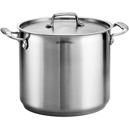 Tramontina Gourmet 12-Quart Covered Stainless Steel Stock Pot