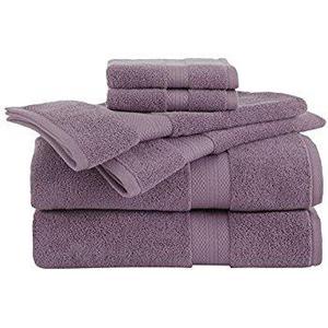 Premium 8 Piece Towel Set (Plum); 2 Bath Towels, 2 Hand Towels and 4 Washcloths - Cotton - Machine Washable, Hotel Quality, Super Soft and Highly Absorbent by Utopia Towels