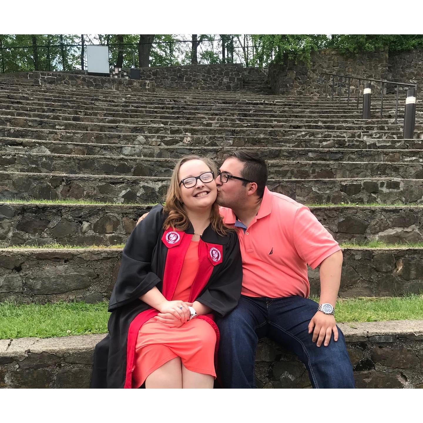 Michelle's graduation from Montclair State - 2019