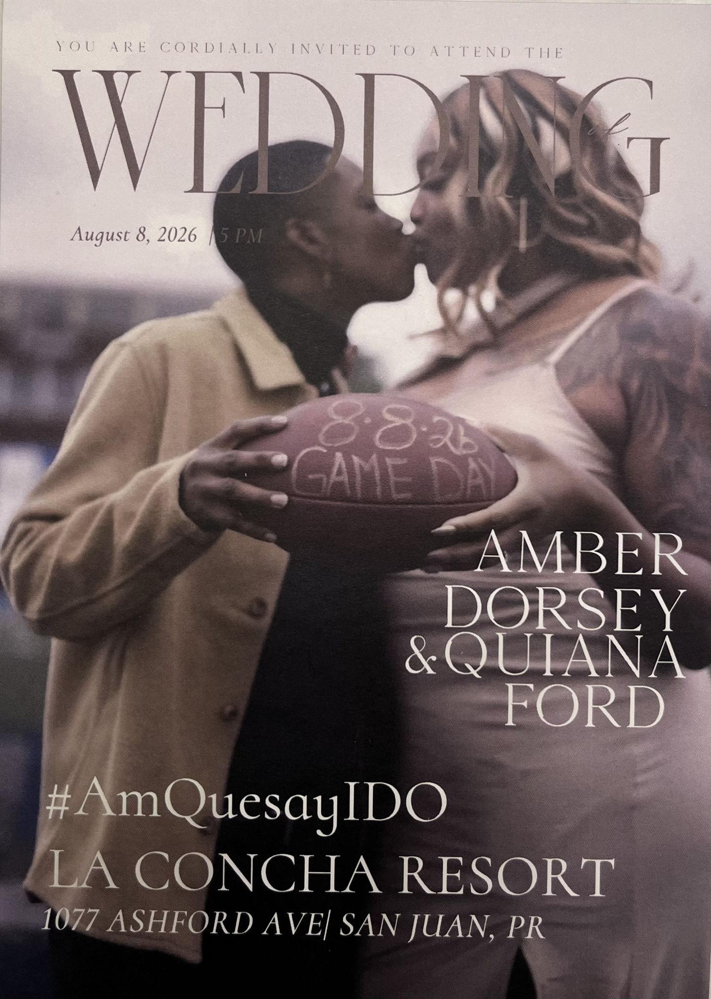 The Wedding Website of Quiana Ford and Amber Dorsey