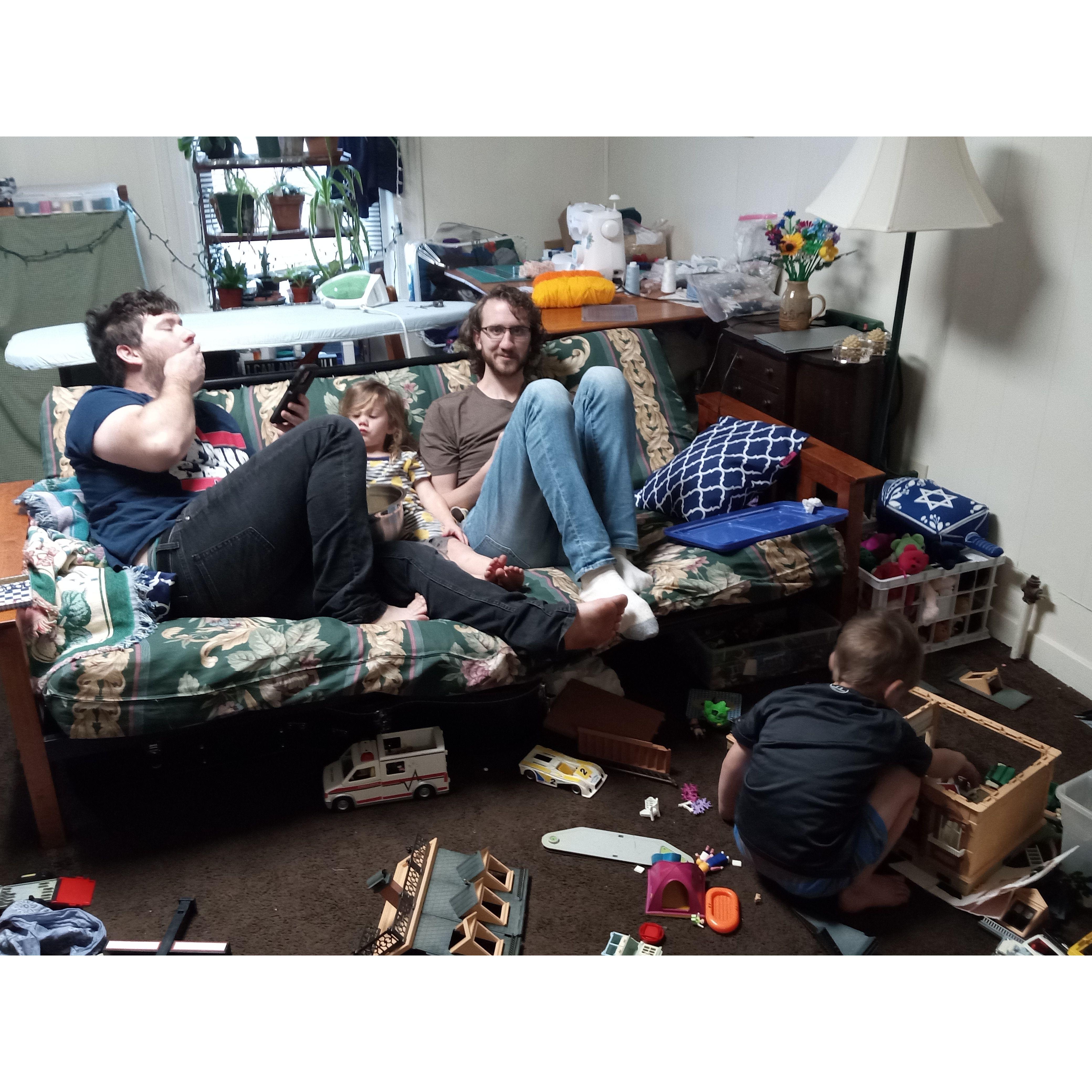 Playdate with family's kiddos