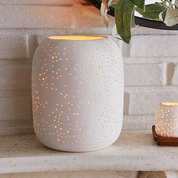 Constellation Porcelain Hurricane, Large, White