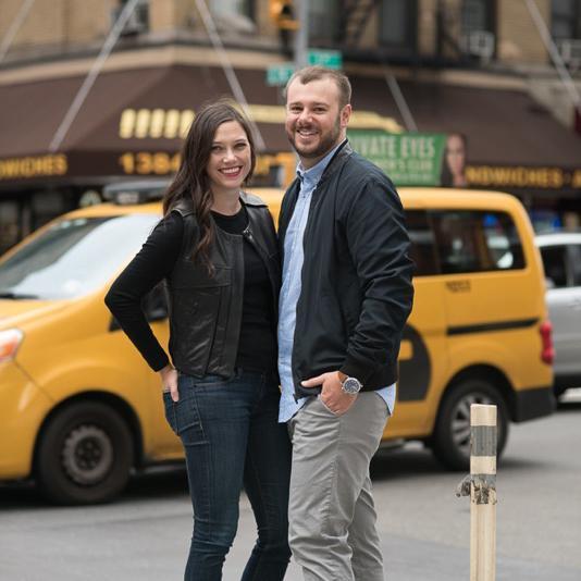 Casually standing in the middle of the street in NYC