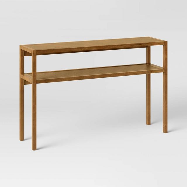 Warwick Narrow Console Table Natural - Threshold™