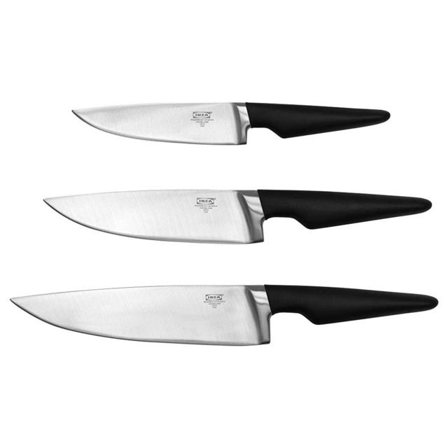 IKEA 303.411.73 Vörda 3-Piece Knife Set