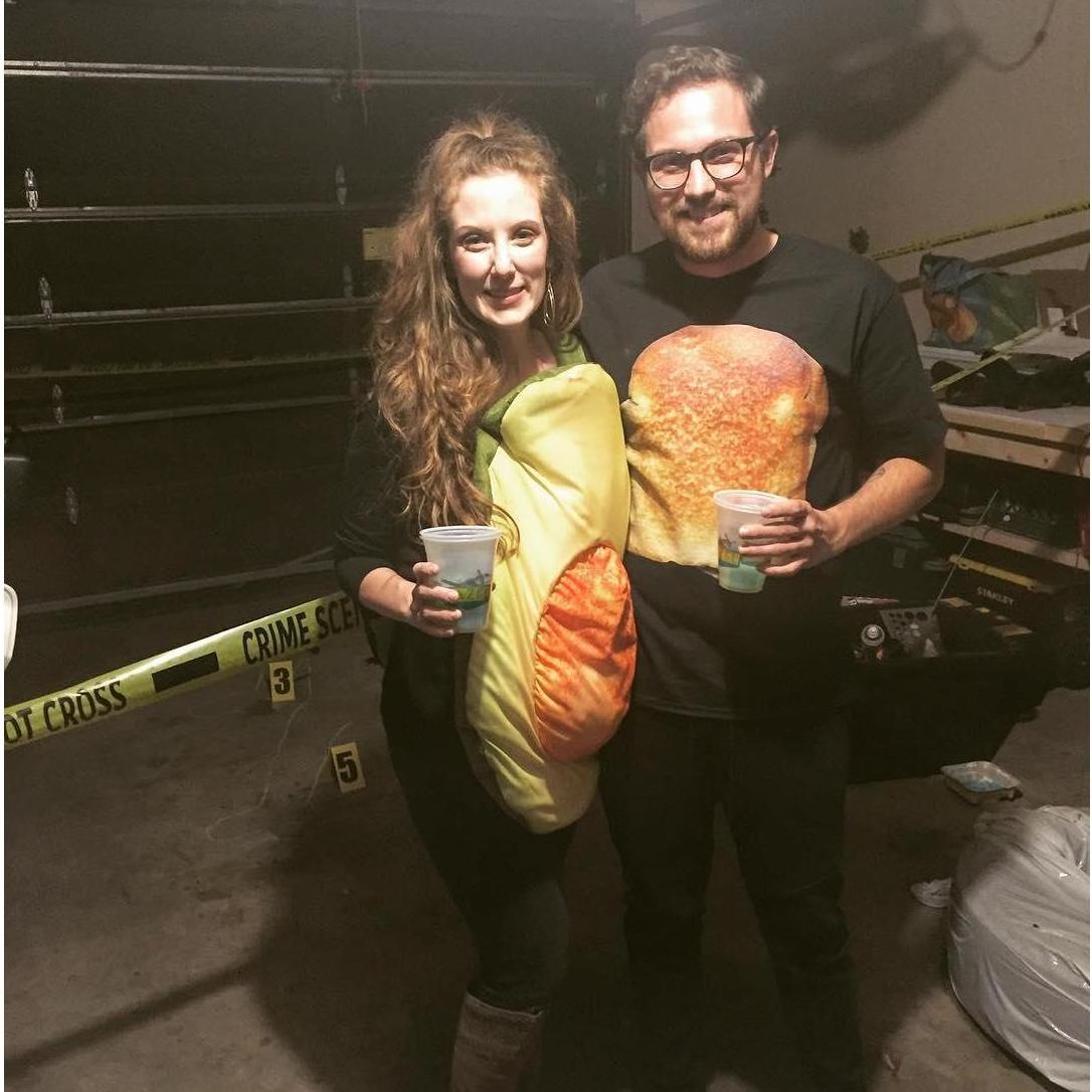 The one year we attempted a couples Halloween costume.