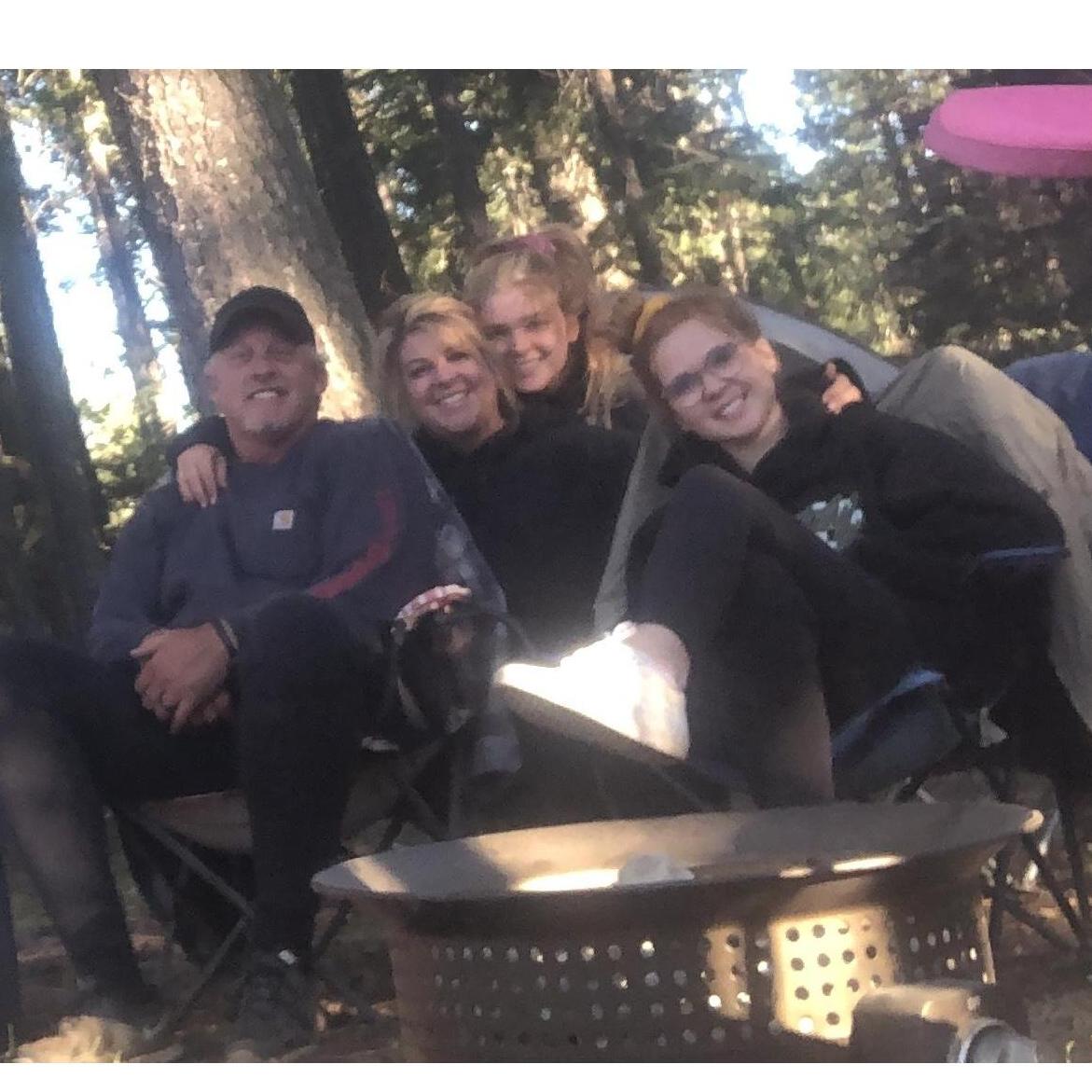 Family camping trip to Bear Canyon Lake, AZ