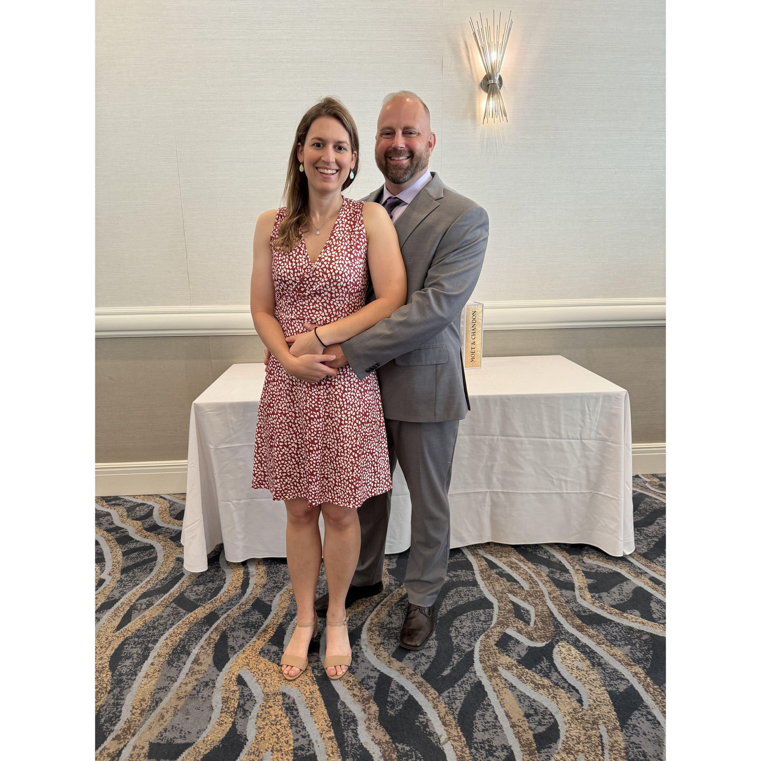 Lots of wedding practice, thanks to our friends!