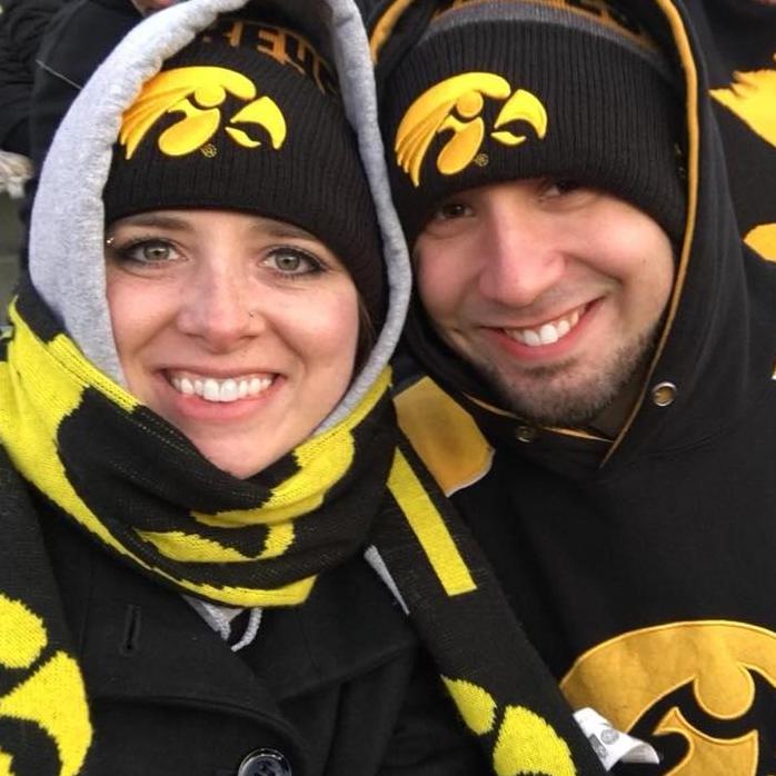 First Iowa game together!