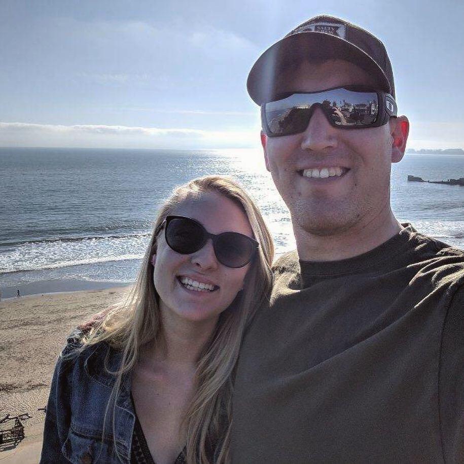 Our first time exploring Becca's home town together, stopped at the cement ship and enjoyed some sunshine
