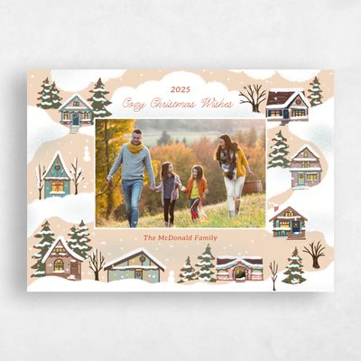 Beige Holiday Card - Hampshire