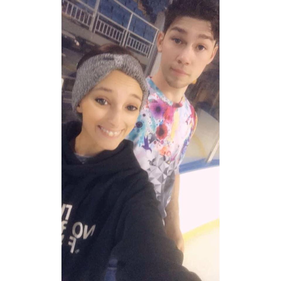 This was our First ice skating date!