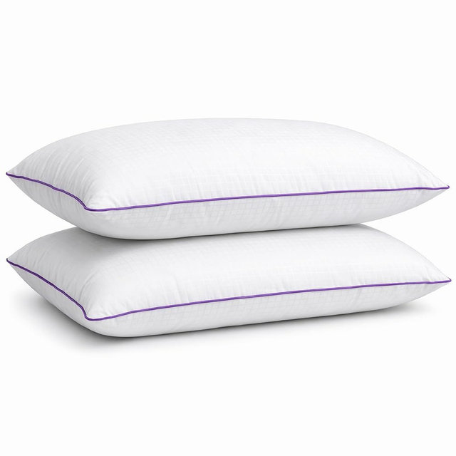 Drevia King Size Pillows Set of 2 – Bed Pillows for Sleeping, Down Alternative Pillows, Soft Yet Supportive, Maintains Loft, Hotel Quality, Machine Washable