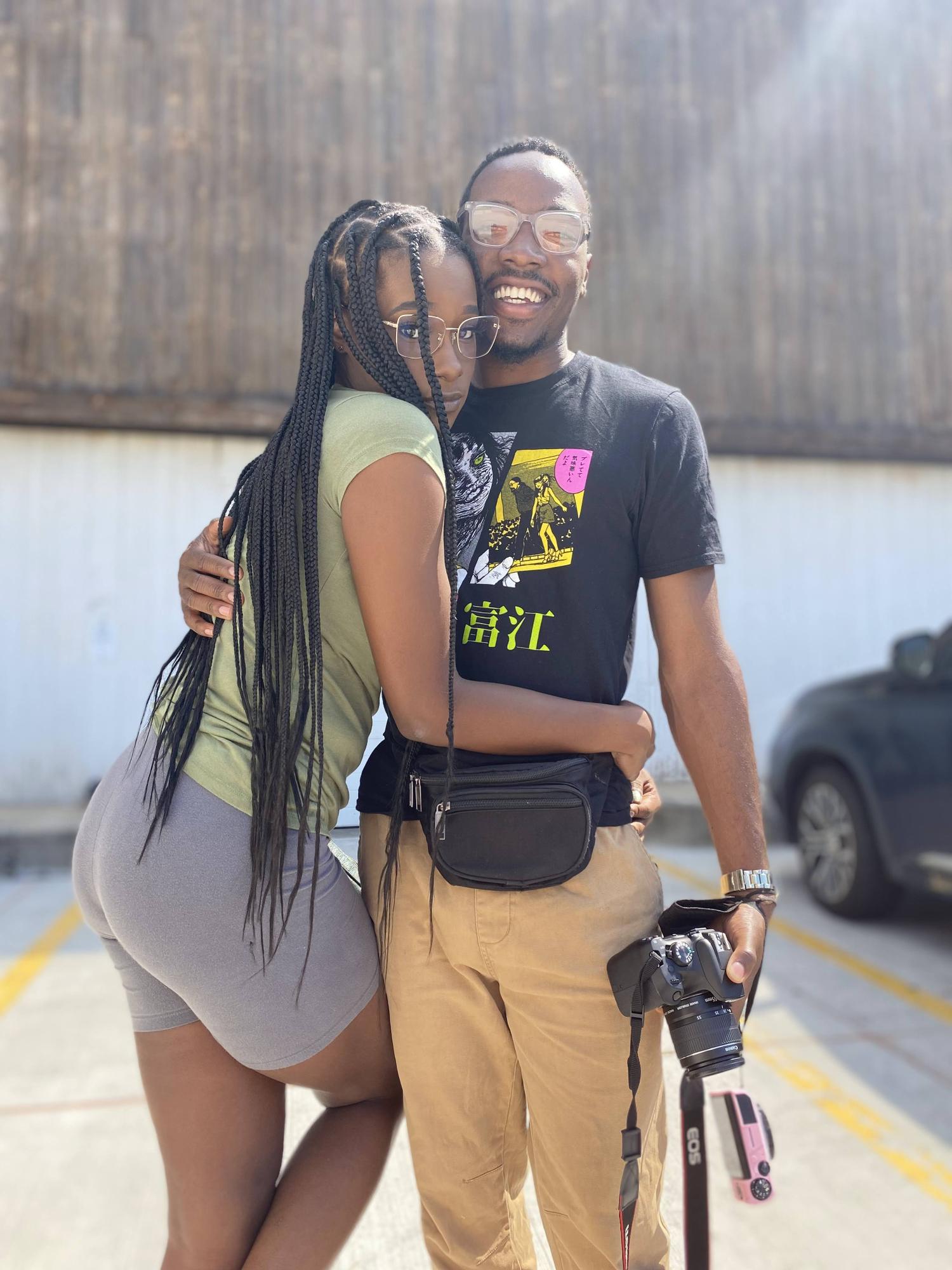 In ATL visiting his family, we made content for our social media and went to a world market.