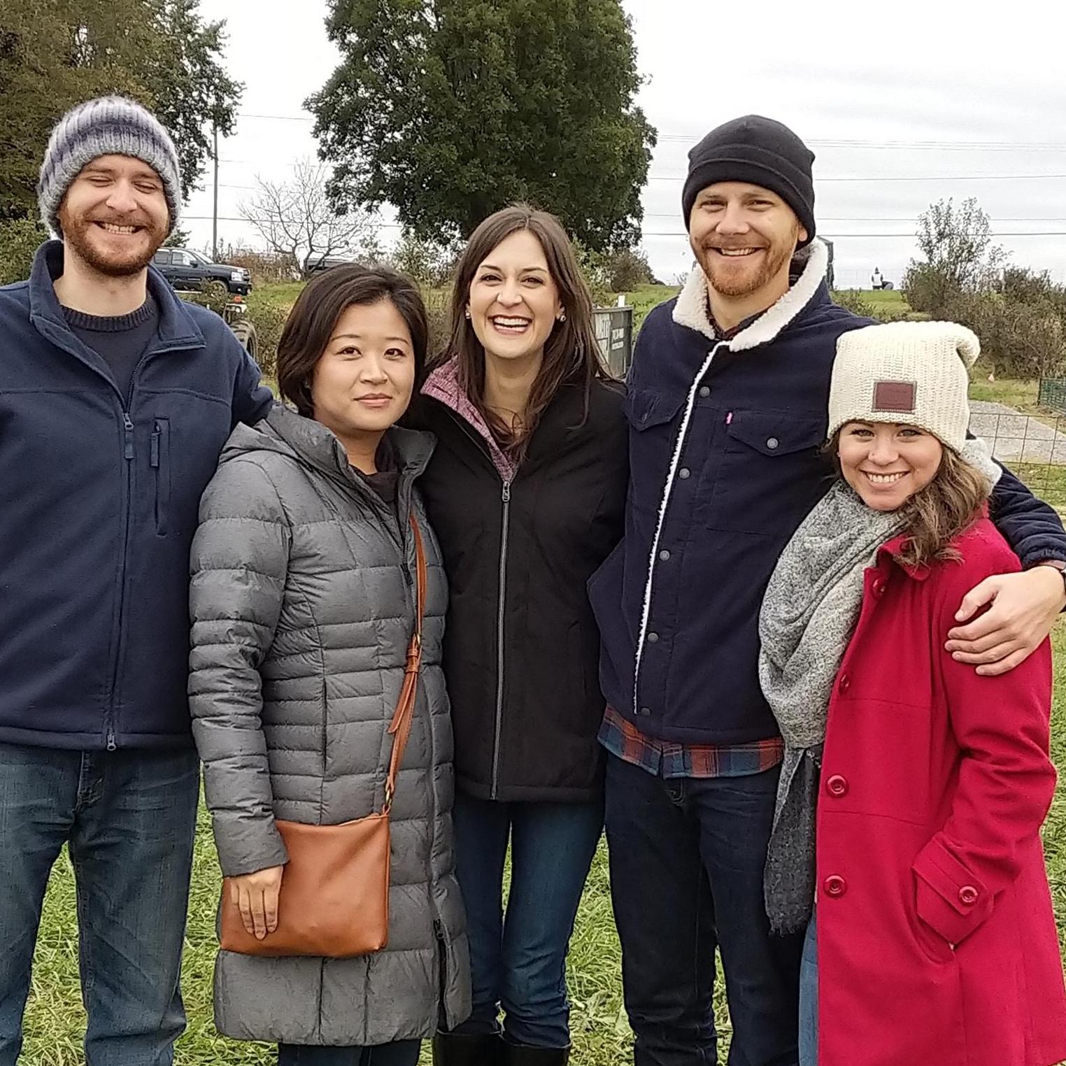 Val's first weekend with Andrew's family, October 2018