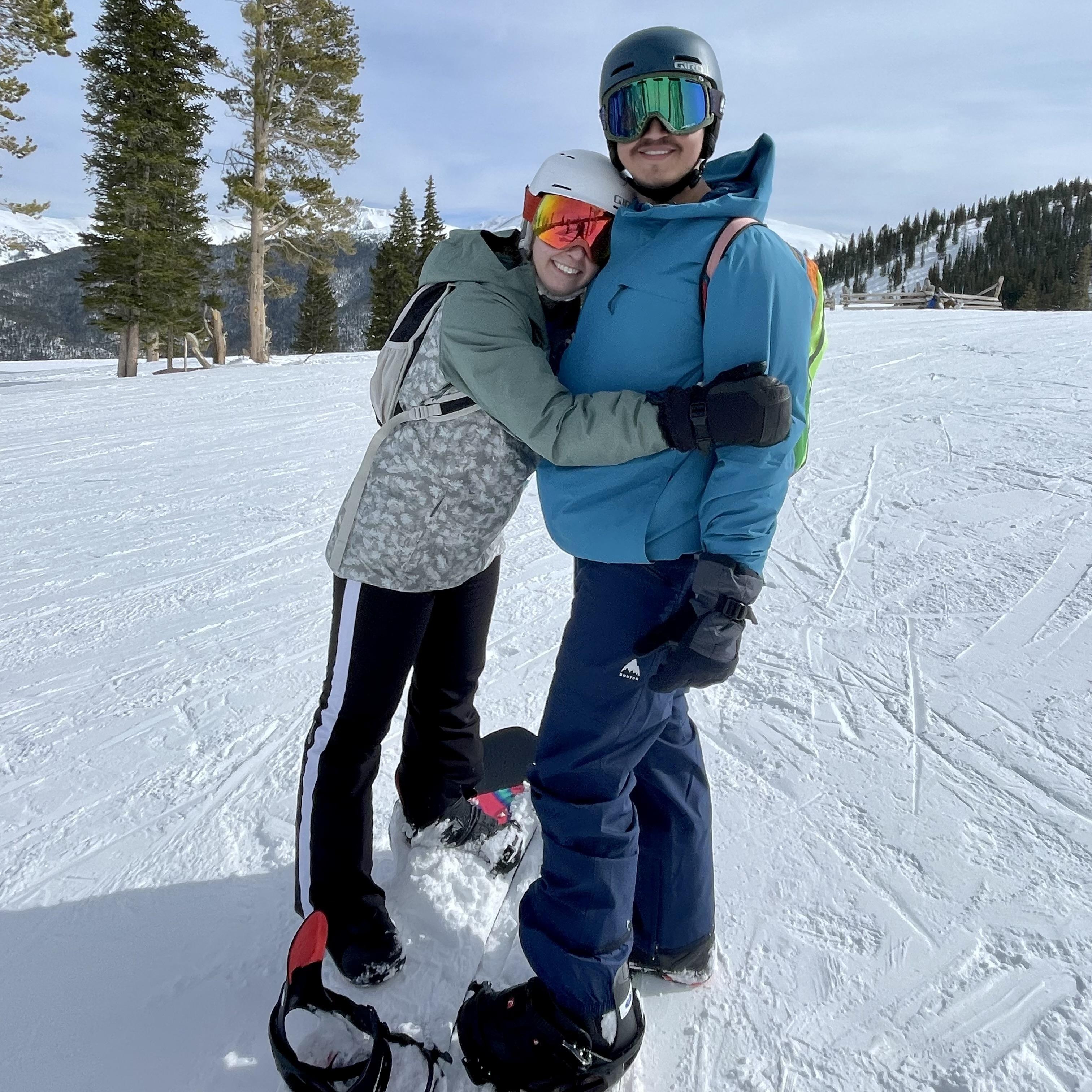 Snowboarding in Winter Park, CO