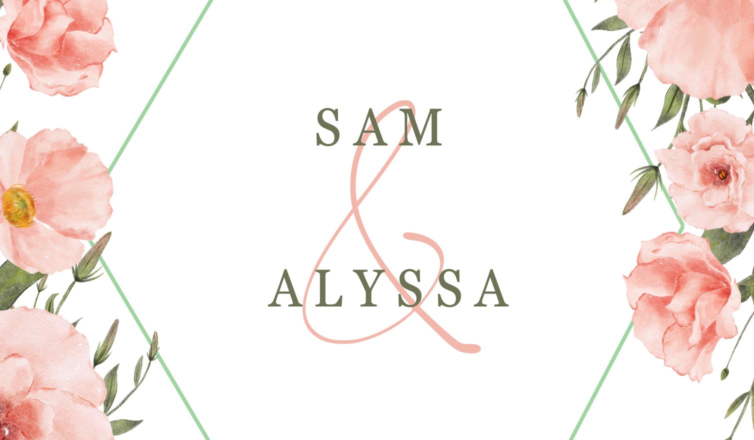 The Wedding Website of Alyssa Sterchi and Sam Walden