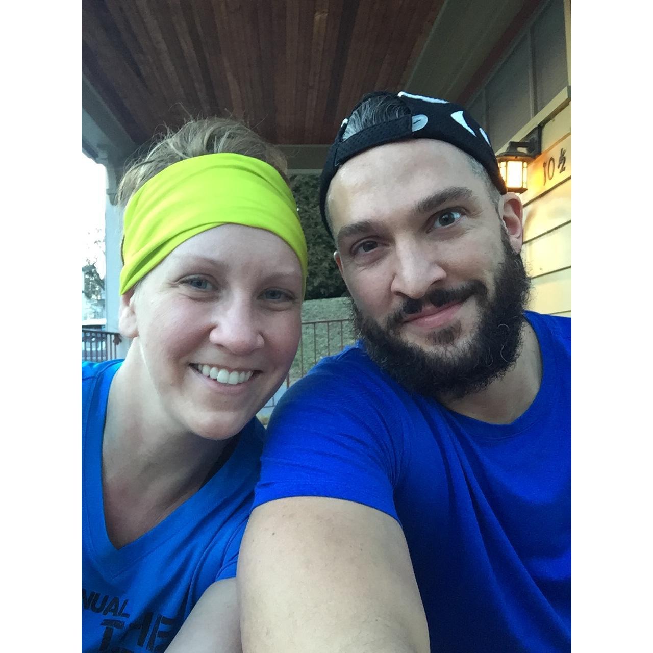 Suz & Rob post-run