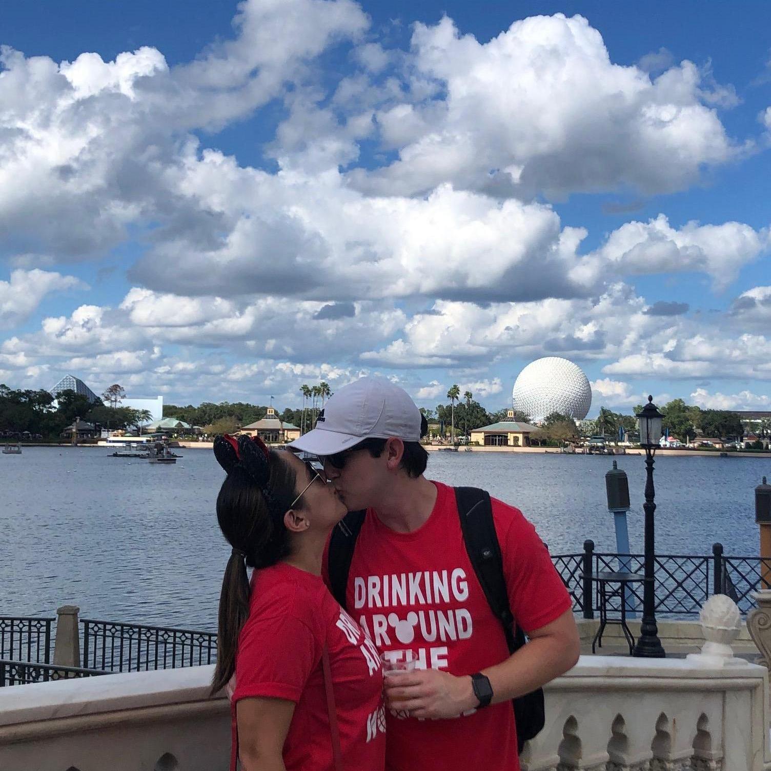 Drinking around the world at Epcot in Orlando, Florida