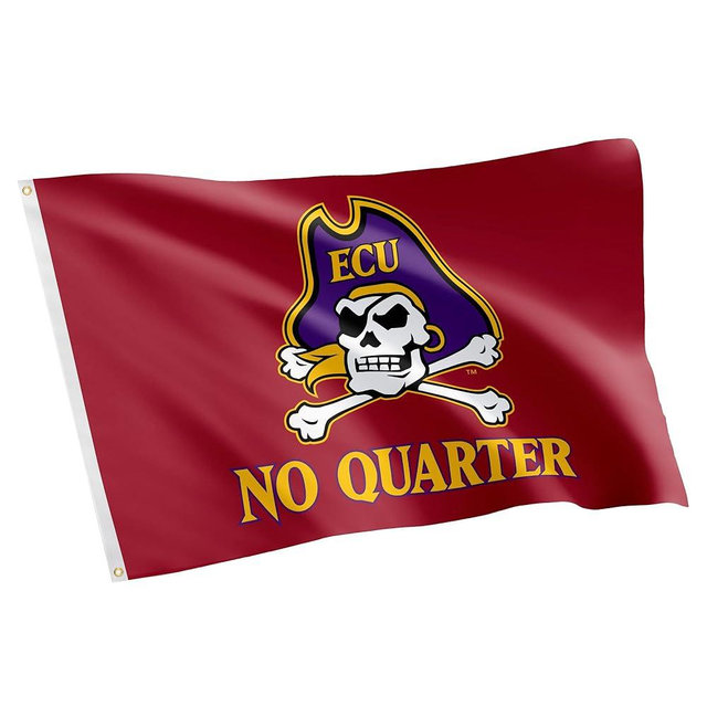 Desert Cactus East Carolina University ECU Flag - 3 x 5 Feet Pirates Banner, Indoor/Outdoor Durable Fabric, 100% Polyester Design (Style K)