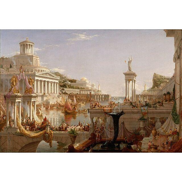 The Course of Empire, The Consummation. Thomas Cole, 1836