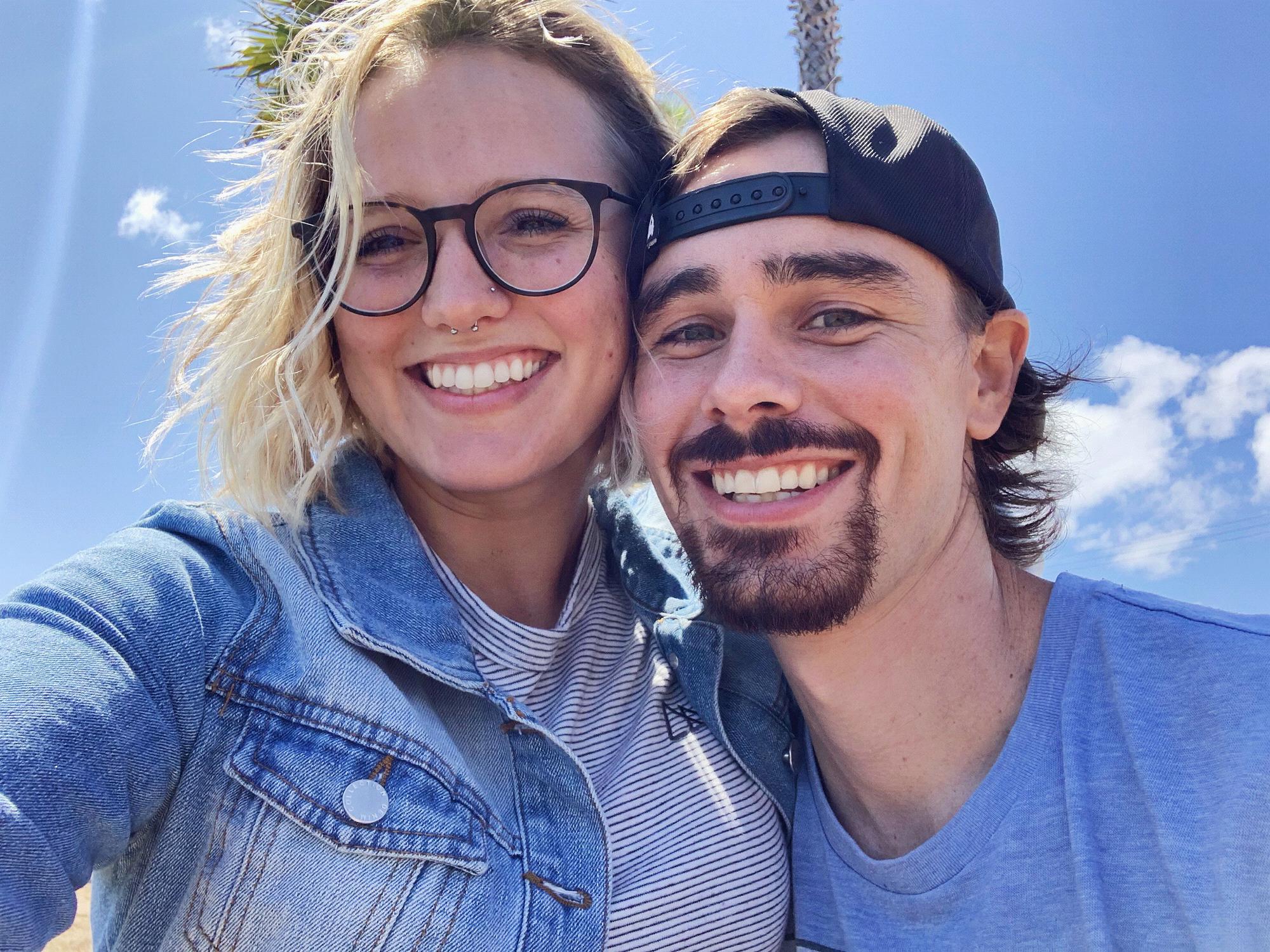 Just two lovebirds enjoying each other’s company