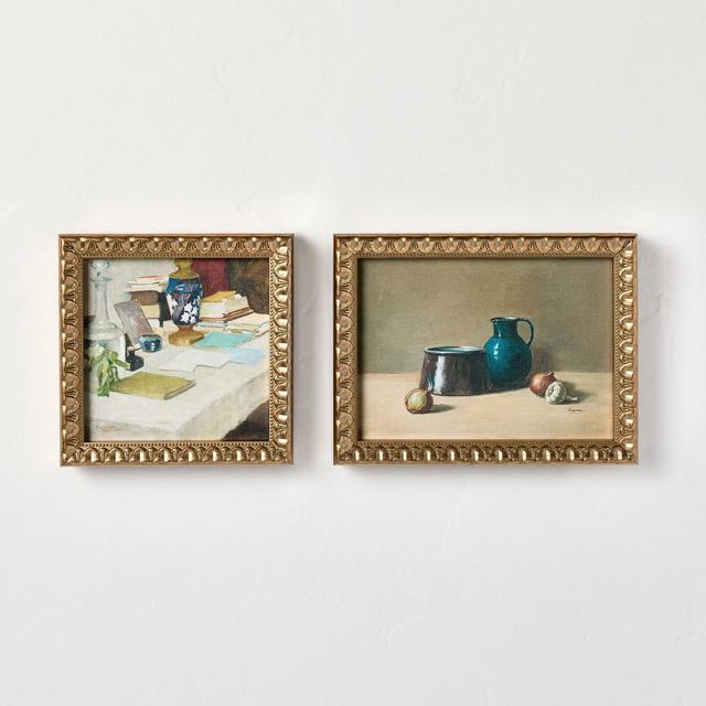6"x6" and 6"x8" Table Still Life Framed Wall Art Set - Hearth & Hand™ with Magnolia